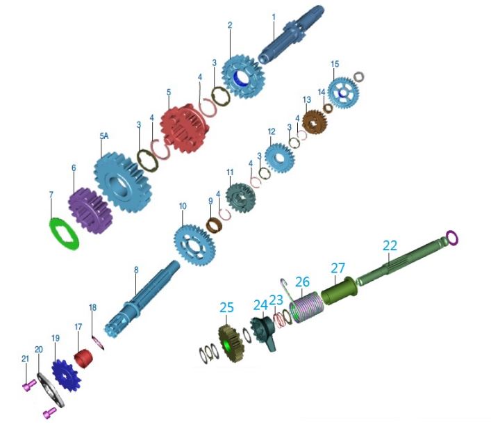 BAJAJ PULSAR AS150 ZİNCİR DİŞLİ BURCU - 2