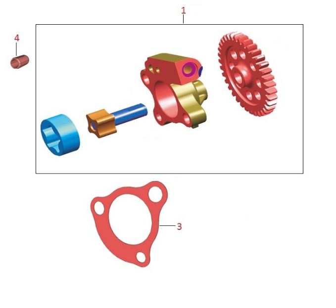 BAJAJ DISCOVER 125ST YAĞ POMPA TAPASI - 2