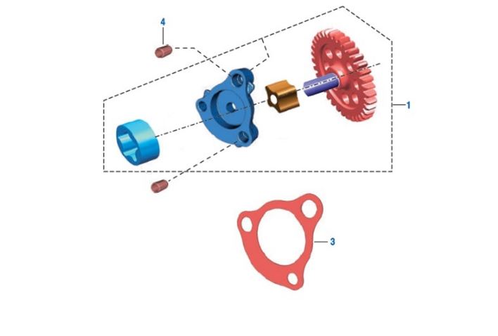 BAJAJ DISCOVER 150F YAĞ POMPA TAPASI - 2