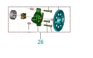 BAJAJ QUTE YAĞ POMPASI  KOMPLE