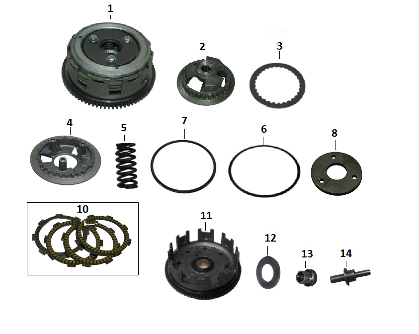 BAJAJ PULSAR N 250 DEBRİYAJ ARA BURCU - 2