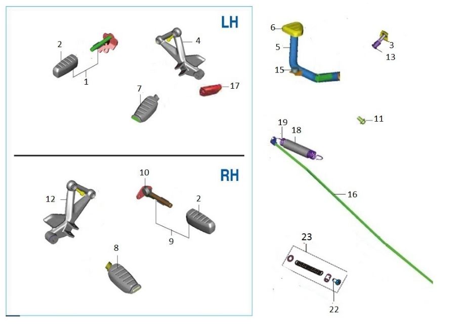 BAJAJ V15 BASAMAK LASTİK TAPA BURCU - 2