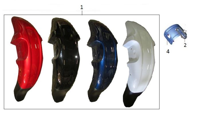 BAJAJ V15 ÇAMURLUK BAĞLANTI SACI