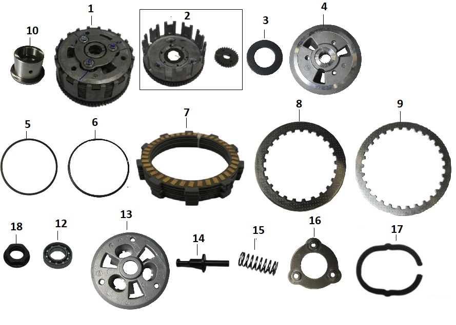 BAJAJ DOMİNAR D 250 DEBRİYAJ BASKI KAPAK TUTUCU - 2