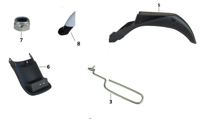 BAJAJ BOXER ÇAMURLUK TOZLUĞU ARKA