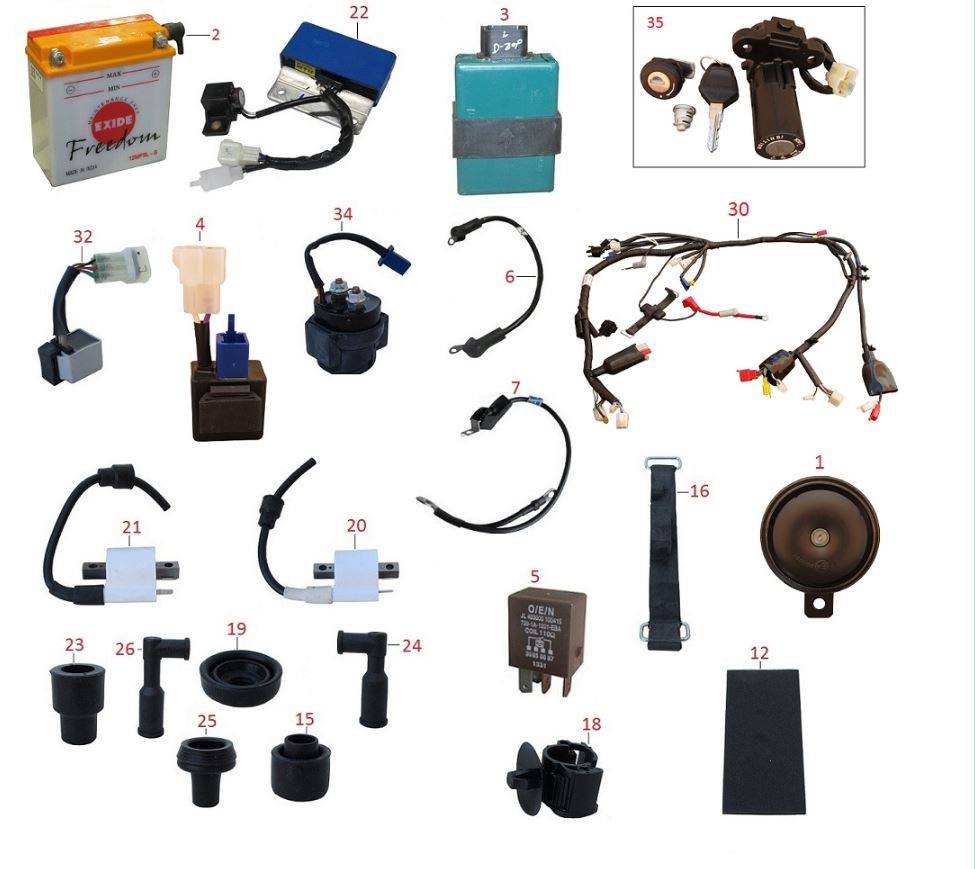 BAJAJ DISCOVER 150F BUJİ BAŞLIĞI LASTİĞİ - 2