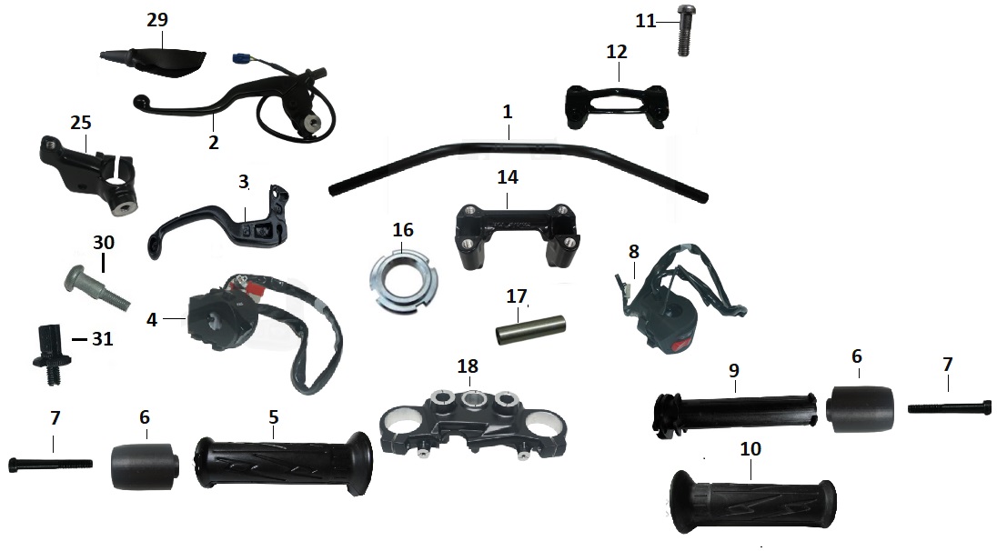 BAJAJ DOMİNAR D 250 DEBRİYAJ KOLU  KOMPLE - 2