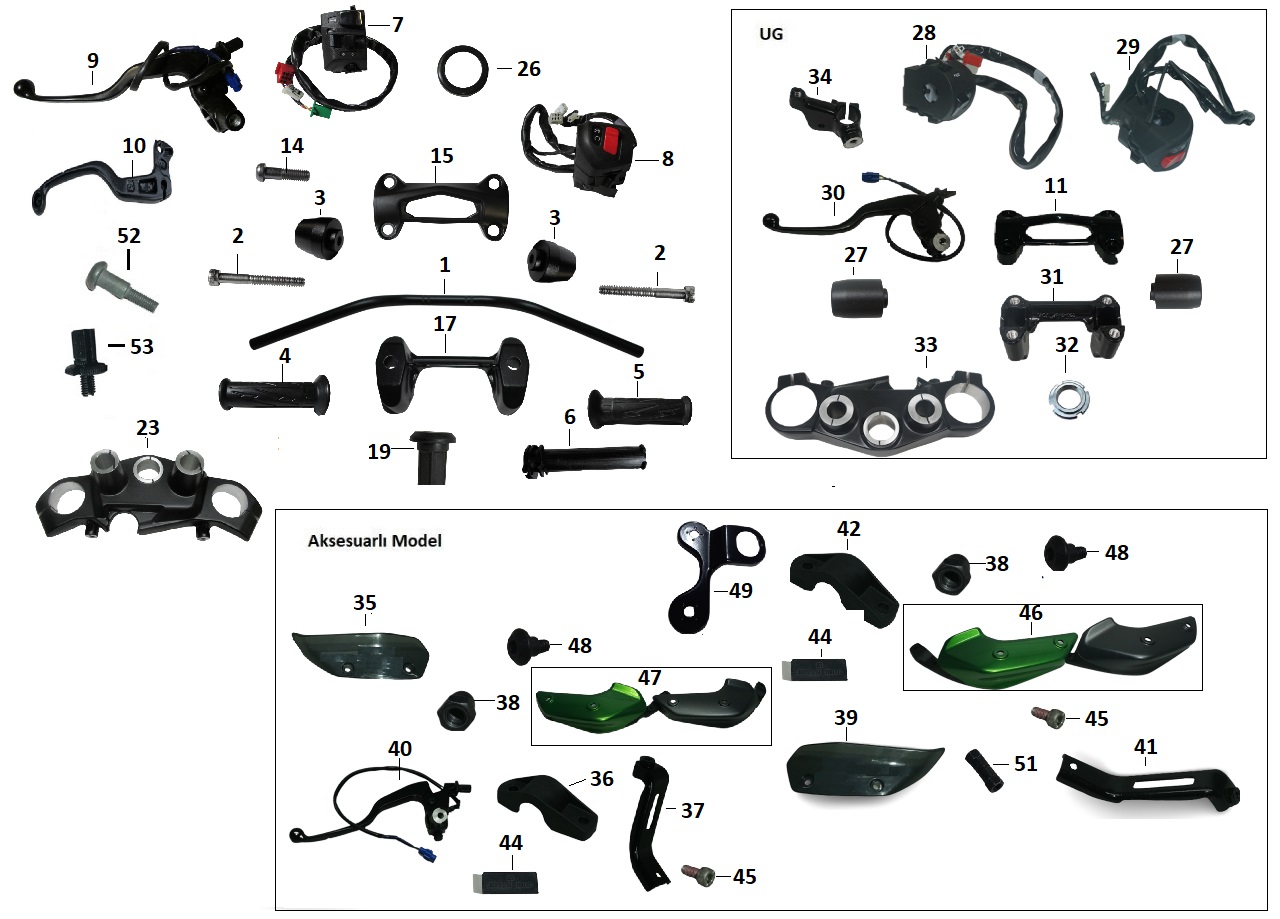 BAJAJ DOMİNAR 400 UG DEBRİYAJ KOLU KÜTÜĞÜ SOL - 2
