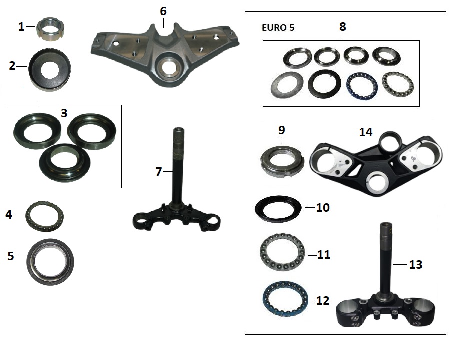 BAJAJ PULSAR NS125 ABS DİREKSİYON MİLİ - 2