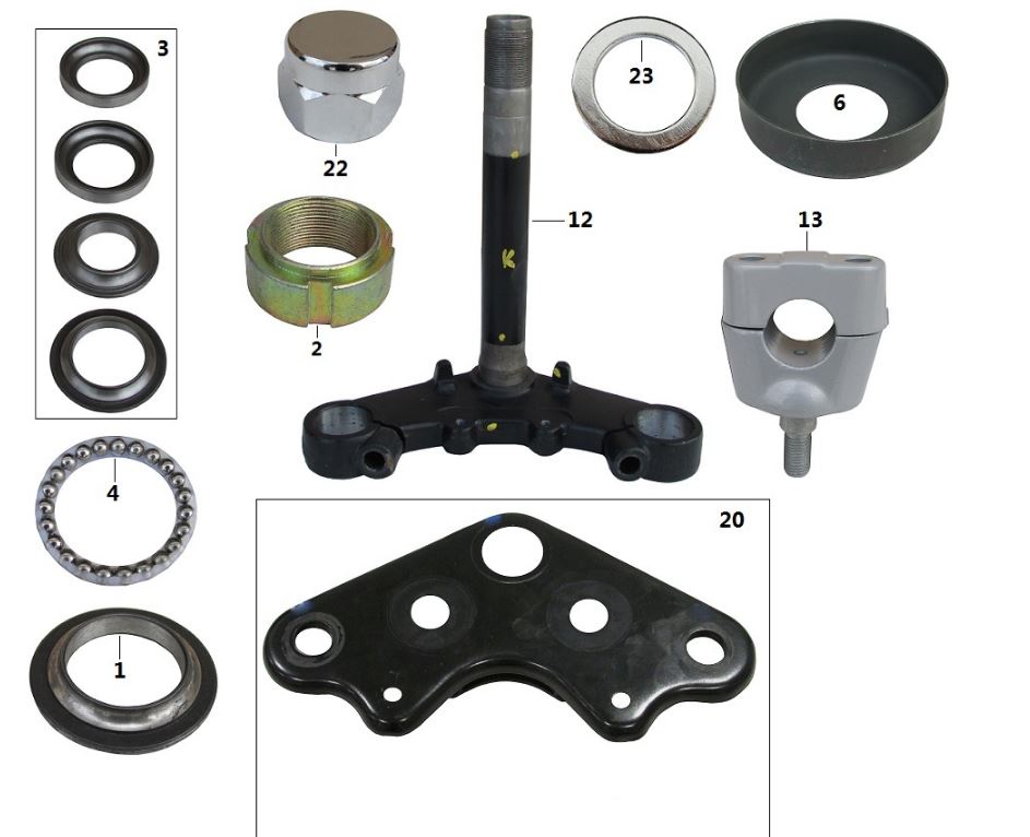 BAJAJ BOXER DİREKSİYON ALT KELEPÇE MİLLİ