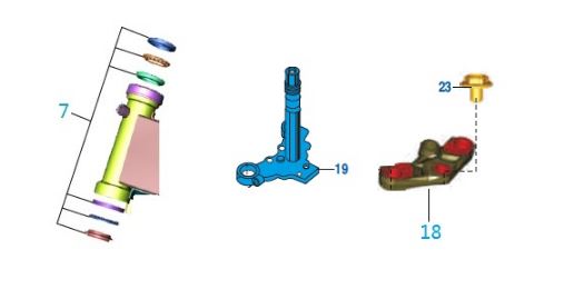 BAJAJ PULSAR AS150 DİREKSİYON ALT KELEPÇE MİLLİ - 2