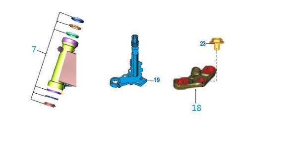BAJAJ PULSAR NS150 DİREKSİYON RULMAN TAKIMI - 2