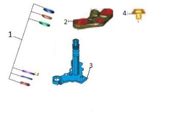 BAJAJ PULSAR N 250 DİREKSİYON RULMAN TAKIMI - 2