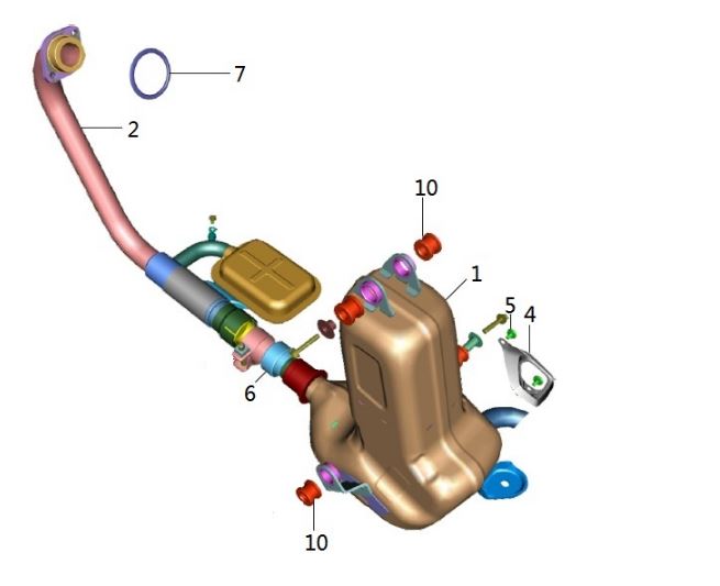 BAJAJ PULSAR AS150 SUSTURUCU SACI - 2
