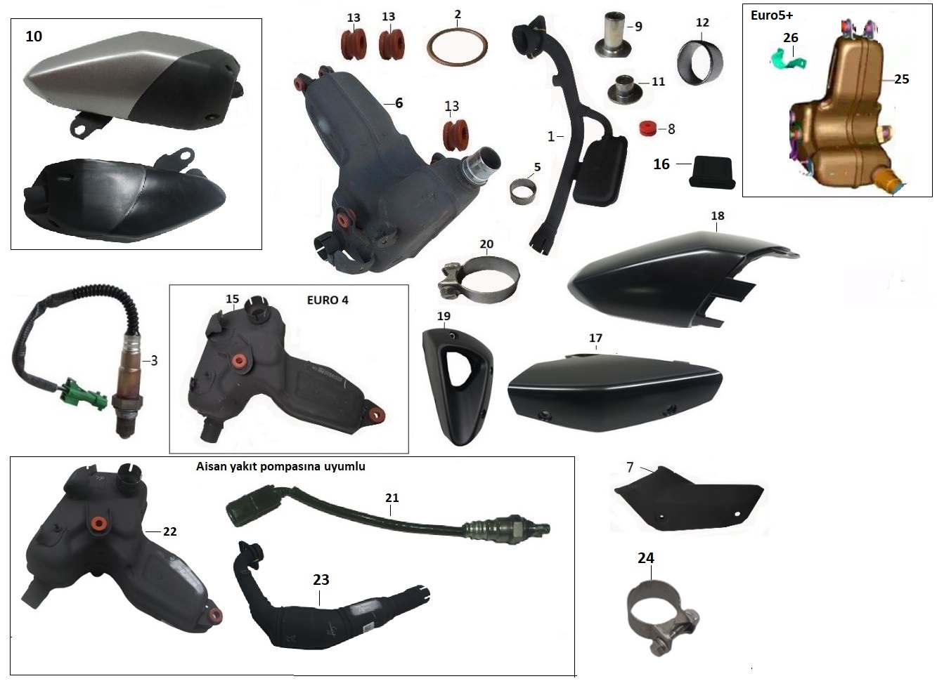 BAJAJ PULSAR RS200 UG SUSTURUCU SAC LASTİĞİ - 2