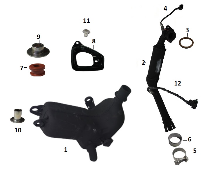 BAJAJ PULSAR NS 125 CBS EGZOST KAMUFLAJ CİVATASI - 2