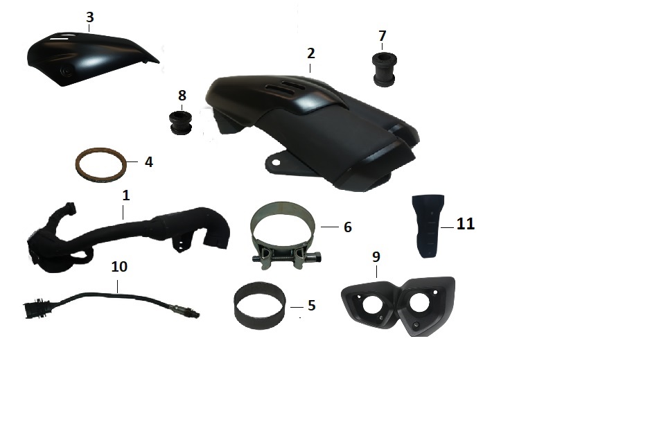 BAJAJ DOMİNAR D 250 EGZOZ KELEPÇESİ - 2