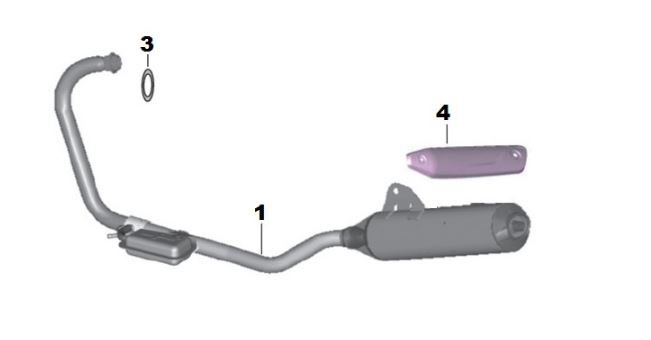 BAJAJ DISCOVER 150F EGZOZ KAMUFLAJ SACI