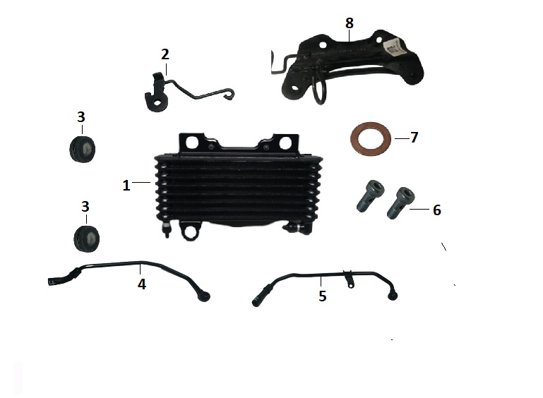 BAJAJ PULSAR N 250 PANEL BORU BAĞLANTI VİDASI PULU - 2