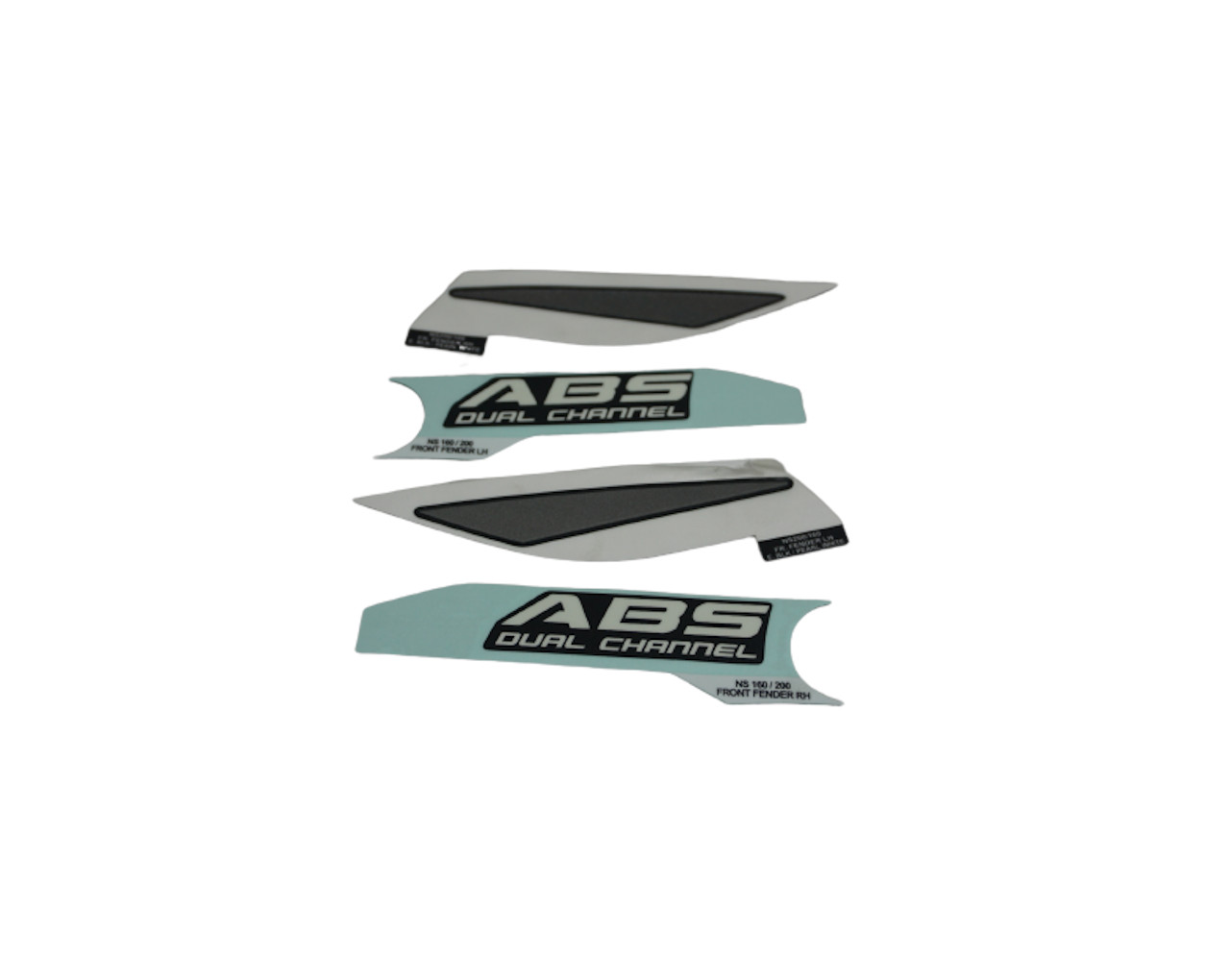 BAJAJ PULSAR NS200 UG ÇAMURLUK  ETİKETİ ÖN