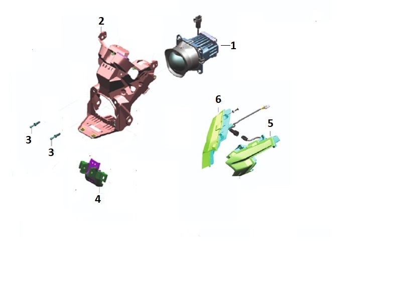 BAJAJ PULSAR NS 400 FAR MUHAFAZA PLASTİĞİ