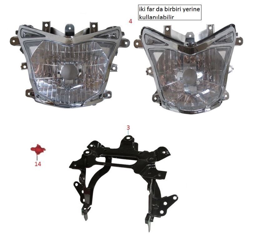 BAJAJ DISCOVER 125ST FAR BAĞLANTI SACI
