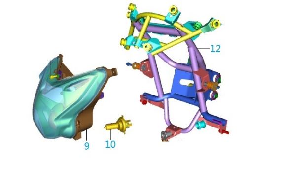 BAJAJ PULSAR AS150 FAR BAĞLANTI SACI