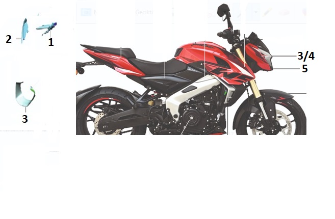BAJAJ PULSAR NS 400 FAR MUHAFAZASI