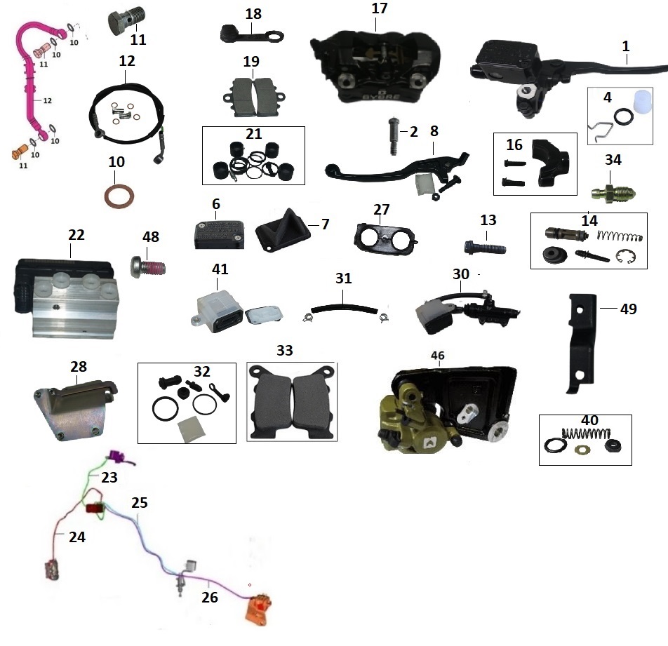 BAJAJ DOMİNAR D 250 ABS ÜNİTESİ BAĞLANTI SACI - 2