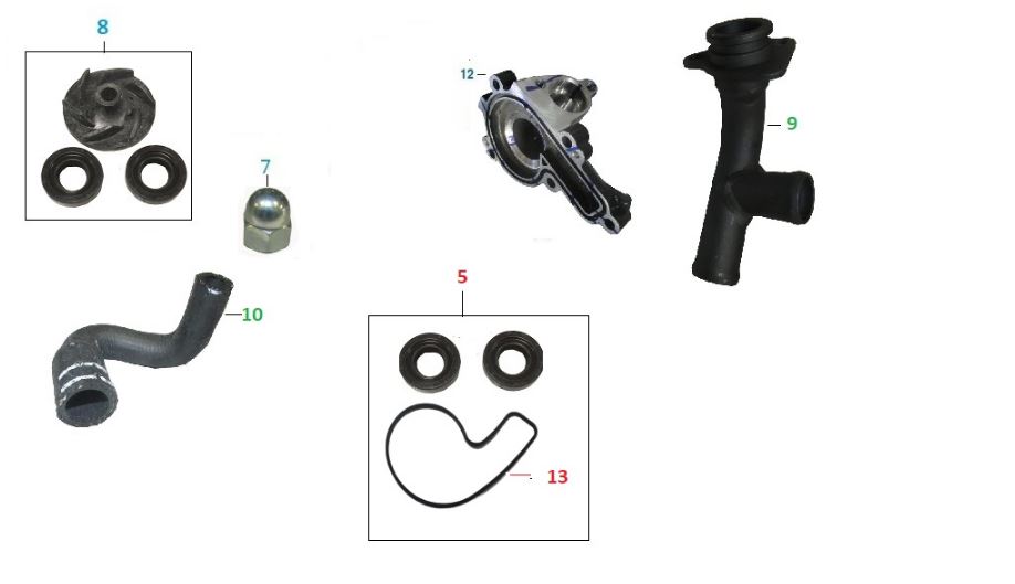 BAJAJ PULSAR RS200 UG SU POMPA ROTOR SOMUNU - 2